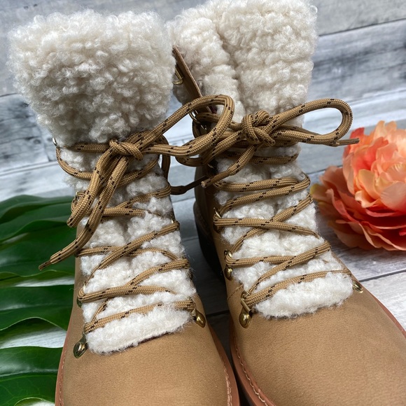 Tommy Hilfiger faux fur boots twron2 8 woman’s - Picture 7 of 8